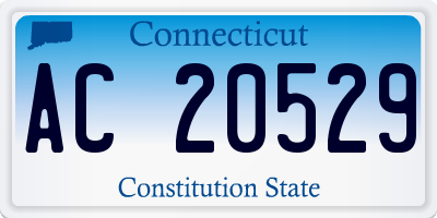 CT license plate AC20529