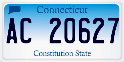 CT license plate AC20627