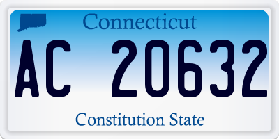 CT license plate AC20632