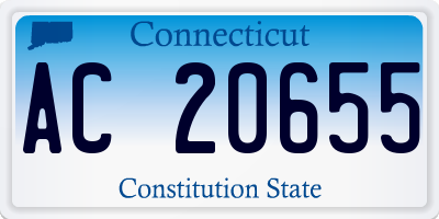 CT license plate AC20655