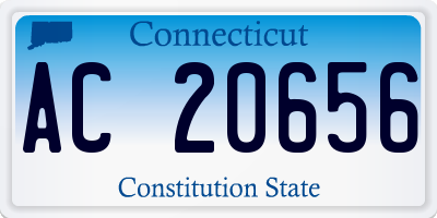 CT license plate AC20656