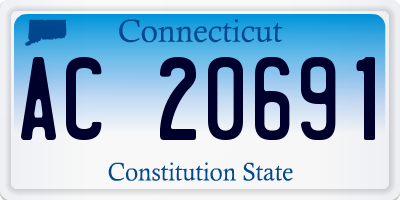 CT license plate AC20691