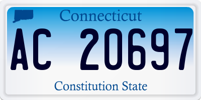 CT license plate AC20697