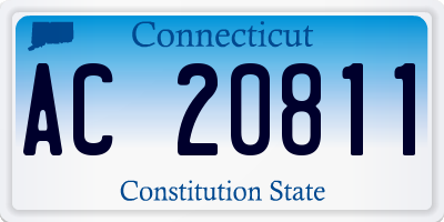 CT license plate AC20811