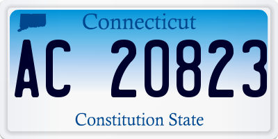 CT license plate AC20823