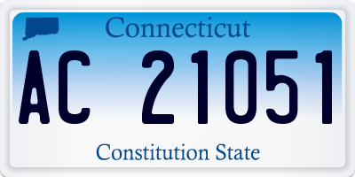 CT license plate AC21051