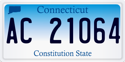 CT license plate AC21064
