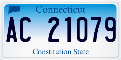 CT license plate AC21079