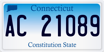 CT license plate AC21089