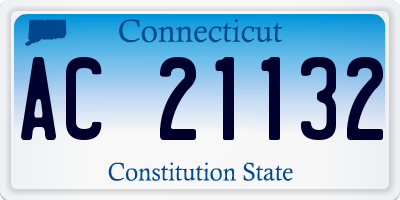 CT license plate AC21132