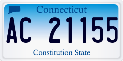 CT license plate AC21155