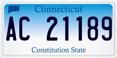 CT license plate AC21189