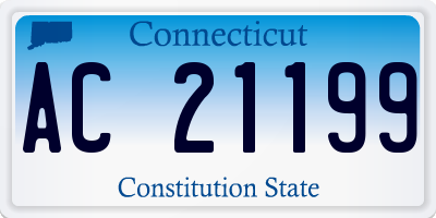 CT license plate AC21199