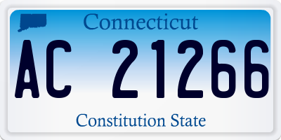 CT license plate AC21266