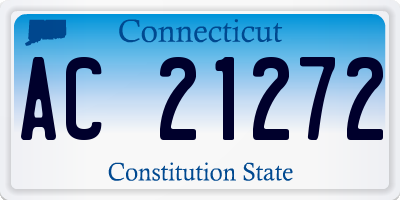 CT license plate AC21272
