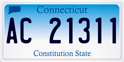 CT license plate AC21311