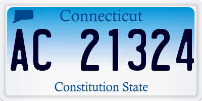 CT license plate AC21324