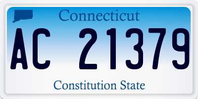 CT license plate AC21379