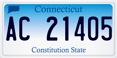 CT license plate AC21405