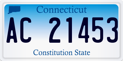 CT license plate AC21453