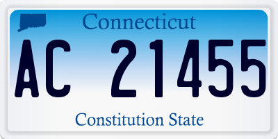 CT license plate AC21455