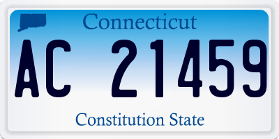 CT license plate AC21459