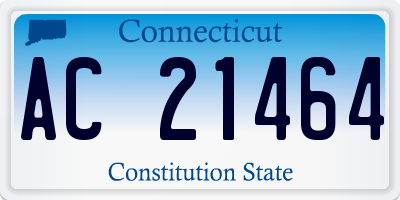 CT license plate AC21464