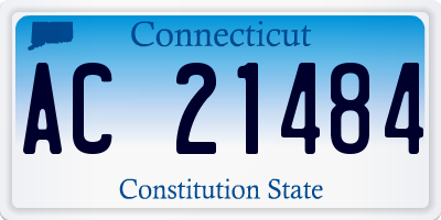 CT license plate AC21484