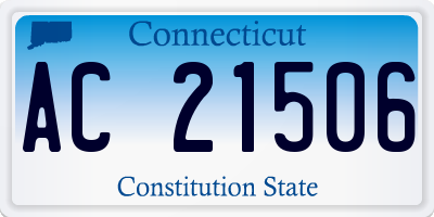 CT license plate AC21506