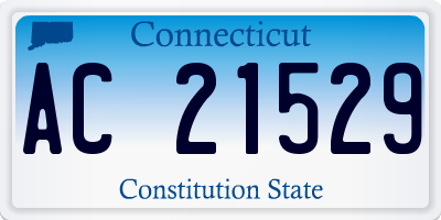 CT license plate AC21529