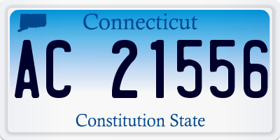 CT license plate AC21556