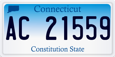 CT license plate AC21559