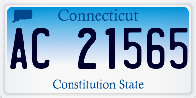 CT license plate AC21565