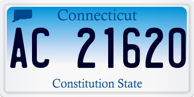 CT license plate AC21620