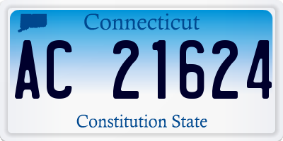 CT license plate AC21624