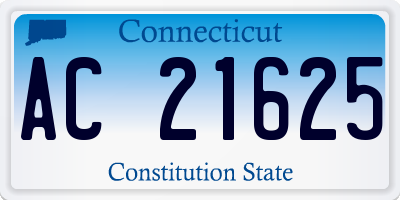 CT license plate AC21625