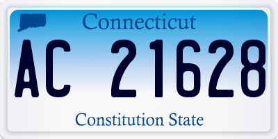 CT license plate AC21628