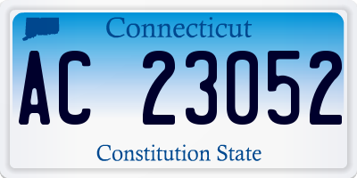 CT license plate AC23052