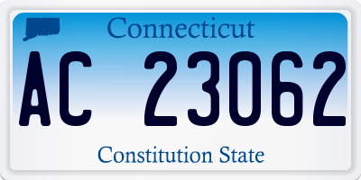 CT license plate AC23062