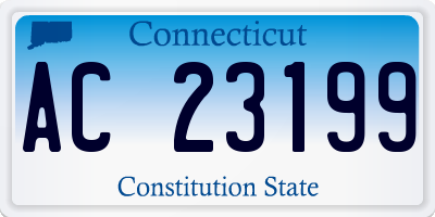 CT license plate AC23199
