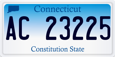 CT license plate AC23225