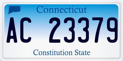 CT license plate AC23379