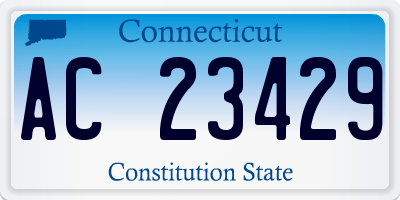 CT license plate AC23429