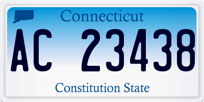 CT license plate AC23438