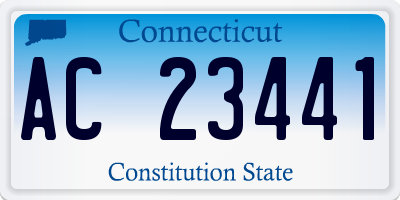 CT license plate AC23441