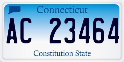 CT license plate AC23464