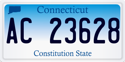 CT license plate AC23628