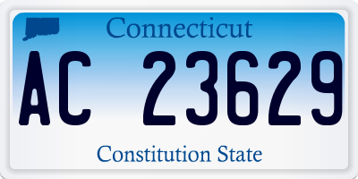 CT license plate AC23629