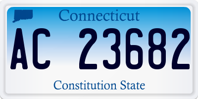 CT license plate AC23682