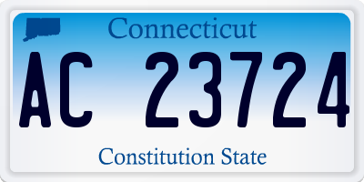 CT license plate AC23724